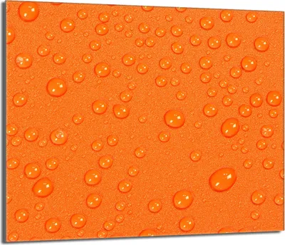 Obrázek produktu pro Krycí deska sporáku 60x52 keramický kryt varné desky splashback skleněná deska deco prkénko na krájení, kapka oranžová