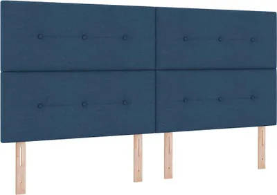 Immagine prodotto di vidaXL Testiera regolabile in altezza con testiera Blu 200 cm Tessuto