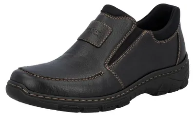 Produktbild von Rieker 19961, Slipper, Schwarz (Schwarz/Kakao/Schwarz 03), 44 EU (9.5)