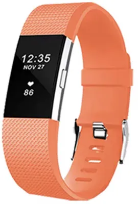 Image de CHPN - Bracelet de montre - Bracelet compatible avec Fitbit - Bracelet de sport pour Fitbit Charge 2 - Corail - Petit - Bracelet de montre - Compatible avec Fitbit - Bracelet - Bracelet - Podomètre