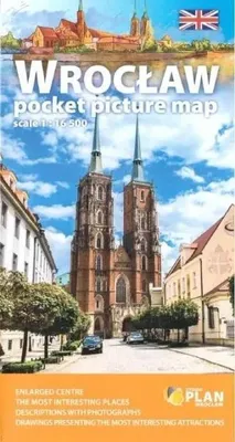Productafbeelding van Plan kieszonkowy rys.-Wrocław w.angielska 1:16 500 - praca zbiorowa