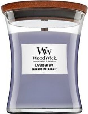 Woodwick Lavender Spa vonná svíčka 275 g