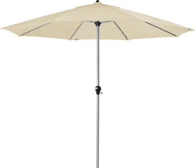 Produktbild von Doppler Active Kurbel 380 Sonnenschirm 5 Farben ø 380 cm Marktschirm Mittelmast 444438 820 Natur