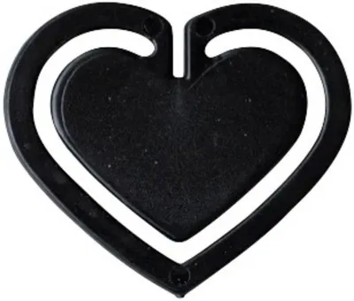 Produktbild von Büroklammern Herzklip 30mm VE=20x12 Stück schwarz