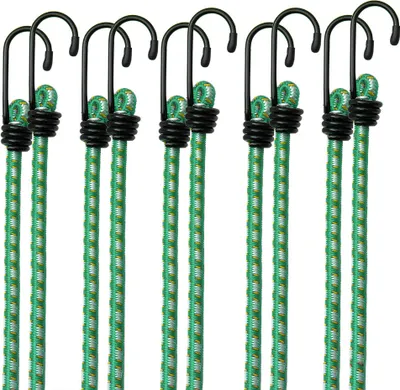 Produktbild von DEUBA® 10x Spanngummi Set Metallhaken 61cm Expander Gepäckspanner Universal Gepäckgummi Spannseil
