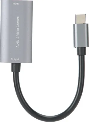 Immagine prodotto di Scheda di acquisizione video TYPEC da HDMI a TypeC 4K 1080P Game Live grigio argento Unità gratuita Z29A
