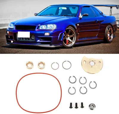 Image de Kit de réparation turbo 15 pièces, kit de conversion en acier inoxydable, remplacement pour Cummins Holset HE451VE HE400VG