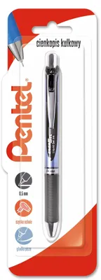 Zdjęcie produktu dla Cienkopis kulkowy Pentel EnerGel BLN75 0,5 mm czarny 1 szt.