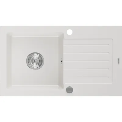 Obrázek produktu pro Mexen Pablo 1-miskový granitový dřez s odkapávačem 752 x 436 mm, Bílá - 6510751010-20