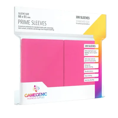 Obrázok produktu pre Gamegenic - Rukávy Prime Standard Size (100) Pink