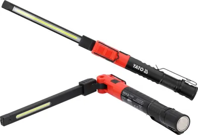 Immagine prodotto di Lampada da lavoro a batteria 3,7 V, 350 lm SLIM magnetica, lampada da officina
