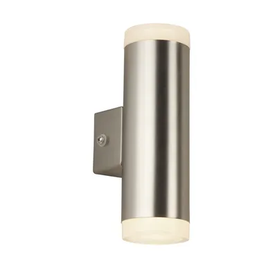 Image de Applique LED, argent, H 16,5 cm, OUTDOOR