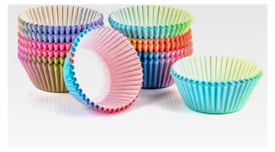 Produktbild von 325 Stück Muffinförmchen aus Papier, Cupcake Förmchen für Backen, Muffinformen für Hochzeit und Geburtstag