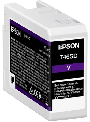 Produktbild von Epson Tintenpatrone violett T 46SD 25 ml Ultrachrome Pro 10