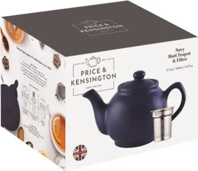 Produktbild von Price & Kensington Teekanne mit Teesieb 1,1 ltr. 6 Tassen matt blau