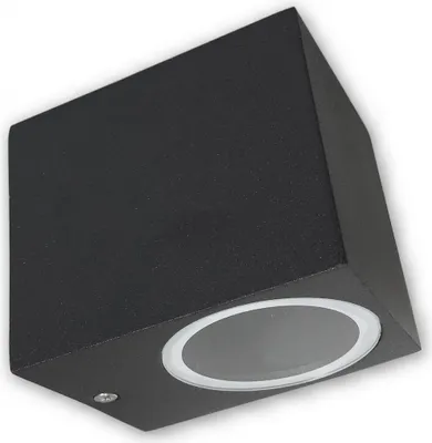 Produktbild von C-Light LED Wandleuchte GU10 230V 3W warmweiß 1-flammig Berlin schwarz