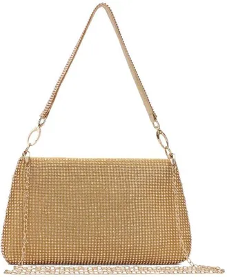 Image de Petite pochette à paillettes pour femme, ornée de strass, pour les fêtes et les soirées
