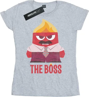 Produktbild von Disney - "Inside Out Anger The Boss" T-Shirt für Damen BI36445 (L) (Grau)