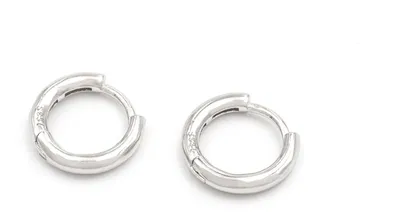 Produktbild von Vintageparts Creolen 925 Sterling Silber 12 mm, 2 Stück