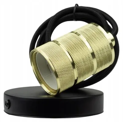 Image de Suspension dorée E27, 2 m, max. 60 W