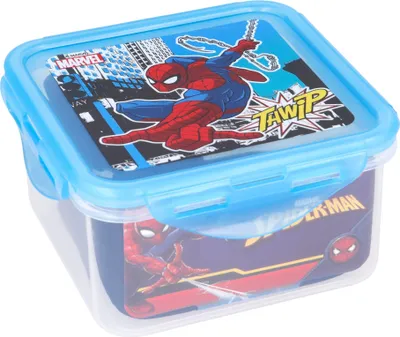 Zdjęcie produktu dla Pojemnik na lunch Spiderman - Kwadratowy pojemnik na lunch 730 ml dla dzieci