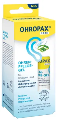 Produktbild von OHROPAX Ohren-Pflege-Gel 15 ml – Aloe vera Pflege für empfindliche Ohrenhaut