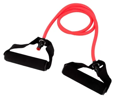 Produktbild von Widerstandsbänder für Fitness - Gummi Stretchband mit Griffen für Yoga, Pilates und Krafttraining