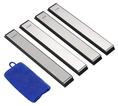 Diamant-Schleifstein-Set 4tlg. 240/400/600/1000 für Messer