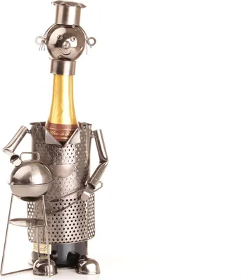 Produktbild von Cepewa Wein-,Sekt-,Flaschenhalter 72095 "Grillzeit" 13 x 23 x 16 cm (BxHxT)
