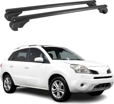 Produktbild von Dachträger für Renault Koleos 2008-2014 Gepäckträger Grundträger Alu Schwarz 2x