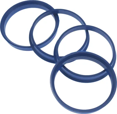 Produktbild von 4x Zentrierringe 65,1 x 60,1 mm Blau Felgen Ringe  Germany