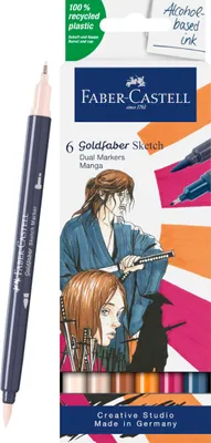 Produktbild von Faber-Castell 164809, Mehrfarbig, Mehrfarbig, Recycelbarer Kunststoff, Rund, 0,6 mm, Deutschland