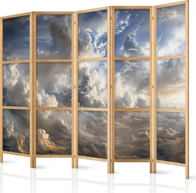 Obrázok produktu pre Japonské plátno Pozadia a vzory 225x172 cm 5-dielne sivé