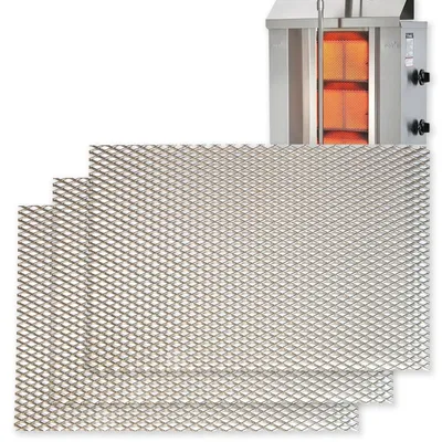Image de Grille pour kebab, gyros, etc., de 230 x 150 mm, pour cuisine professionnelle