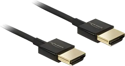 Immagine prodotto di DELOCK Cavo HDMI HighSpeed Ethernet A->A 4K 3D 0,25m nero