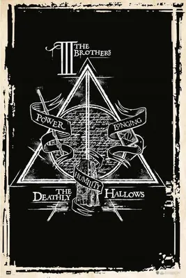 Produktbild von Poster harry potter die Reliquien des Todes Symbol