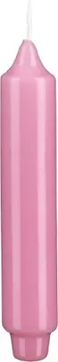 Produktbild von Lackkerzen Stabkerzen mit Zapfenfuß Rosa 300 x Ø 30 mm, 6 Stück