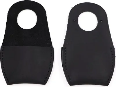 Immagine prodotto di INF Protezione per le dita realizzata in pelle di primo strato per il pollice Nero