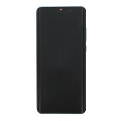 Produktbild von Original Display für Huawei P30 Pro LCD + Rahmen + Akku Aurora Blue 02352PGE