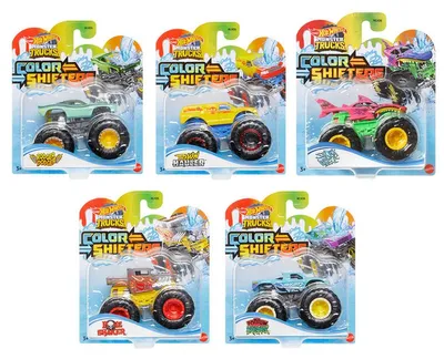 Immagine prodotto di Hot Wheels Monster Trucks Color Shifters 1:64 assortimento