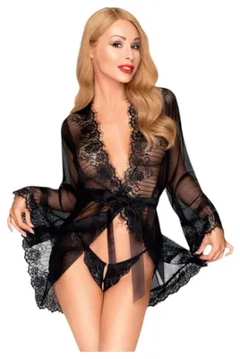 Productafbeelding van Penthouse Lingerie - Dameskimono met string, maat S-L