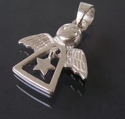 Produktbild von Anhänger Kette Engel 925 Silber Kettenanhänger 3cm Schutzengel 23330