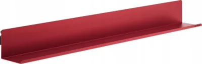 Produktbild von Wandregal Bücherleiste Bilderleiste aus Metall JAN NOWAK Joanne 120 cm Rot