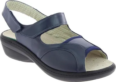 Produktbild von PodoWell DELYA Damen-Halluxsandale, blau, Größe 1: 39