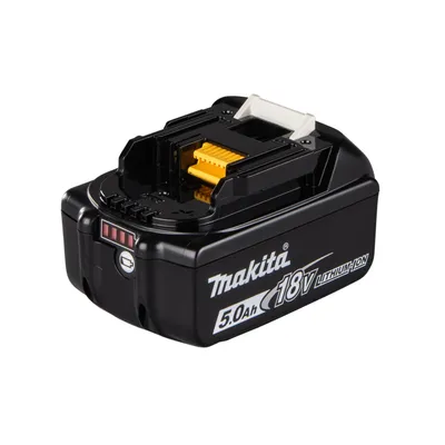 Produktbild von Makita BL1850B Original Akku 18V 5,0Ah – LXT Li-Ion Werkzeugakku 90Wh – mit Ladestandanzeige – 197280-8