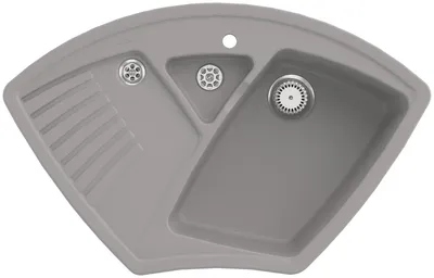 Produktbild von Villeroy & Boch Keramikspüle 672901KD, Arena Eck Eckspüle - inkl.
