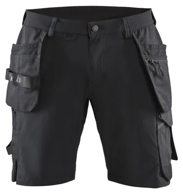 Produktbild von Blakläder® Handwerker Shorts 4-Wege-Stretch 1520 1645 in div. Farben, Farbe:Dunkel Marineblau/Schwarz, Größe:C56