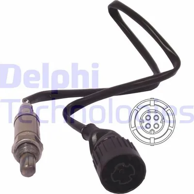 Produktbild von DELPHI Lambdasonde für BMW 3 Limousine (E36) vor-Kat Beheizt 680mm ES10984-12B1
