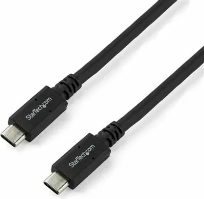 Obrázok produktu pre StarTech.com USB315C5C6, 1,8 m, USB C, USB C, USB 3.2 Gen 1 (3.1 Gen 1), 5 Gbit/s, Čierna