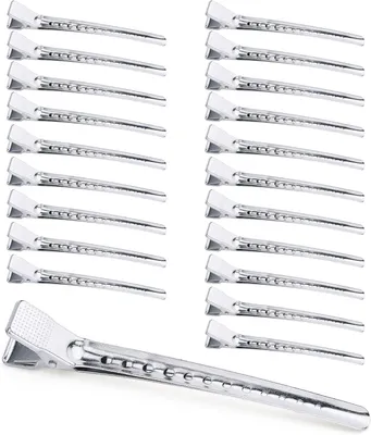 Imagen del producto de Horquillas metálicas, 20 unidades, 10,5 cm, pinzas de cocodrilo para peinar